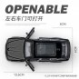 1:36 Rolls Royce Cullinan Black car Diecast Alloy Model Sound Light Pull Back Toy