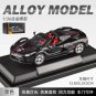 1:36 Ferrari Laferrari convertible Black Car Toy Alloy Diecasts Sound and light