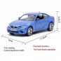 1:36 M2 Sports blue Car Alloy Diecast Model Toy With Pull Back Collection Toy