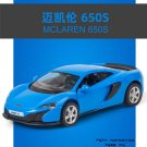 1:36 MCLAREN 650S blue Car Diecast Alloy Metal High Simulation Collection