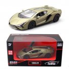 1:36 Lamborghini white Car Diecast Alloy Metal High Simulation Collection