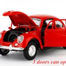 1:36 Volkswagen Beetle Classical 3 doors red car Diecast Alloy Toy Pull Back