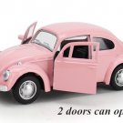 1:36 Volkswagen Beetle Classical 2 doors pink car Diecast Alloy Toy Pull Back
