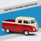 1:36 Volkswagen 1963 T1 red pick up Model Pull Back Classic VW Metal Alloy Toy