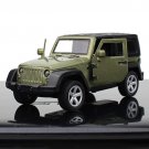 1:36 Jeep Green car model alloy cross country metal collection ornaments
