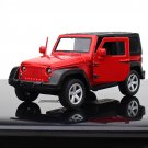 1:36 Jeep Red car model alloy cross country metal collection ornaments