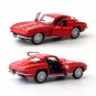 1:36 Scale Chevrolet Corvette 1963 Alloy Classic red Car Model Pull Back Toy
