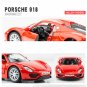 1:36 Porsche Panamera Red Car Metal Diecast Model Toys Collection Decoration