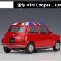 1:36 Scale Mini Cooper 1300 Simulator Model Pull Back red Car Metal Alloy Toy