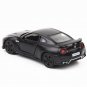 1:36 Nissan GTR Matte Black Car Alloy Model Toys Genuine License Metal Sports