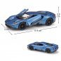 1:36 2017 Ford GT sports blue car Toy Diecast Model Alloy with Pull back