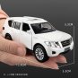 1:36 Nissan Patrol white Car Model Alloy Diecasts Offroad Vehicle simulation Toy