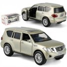 1:36 Nissan Patrol Golden Car Model Alloy Diecasts Offroad Vehicle simulation Toy