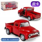1:36 Ford SUV Vintage Classic pickup truck Red toy return force door opening