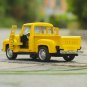 1:36 Ford SUV Vintage Classic pickup truck yellow toy return force door opening