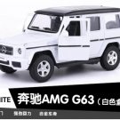 1:36 Mercedes Benz G63 White Car Alloy Model Pull Back Diecast Vehicles Toys