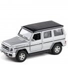 1:36 Mercedes Benz G63 Silver Car Alloy Model Pull Back Diecast Vehicles Toys