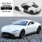 1:36 Aston Martin Vantage White Car Vehicles Toy Diecast Miniature Alloy Model