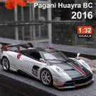 1:32 Pagani Huayra BC white Car Alloy Model Diecast Toy Sports Sound and Light