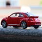 1:32 Volkswagen Beetle GSR red Car Model Pull Back Discast Acousto optic Toy