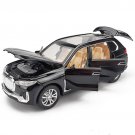 1:32 BMW X7 Simulation Alloy black Cars Diecast Pull Back SUV Model Offroad Toy