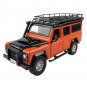 1:32 Scale 2012 Land Rover Defender 110 ORV Car orange Color Diecast Model