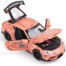 1:32 Toyota Supra GT4 Alloy Sports pink Car Toy Model Diecast Sound And Light
