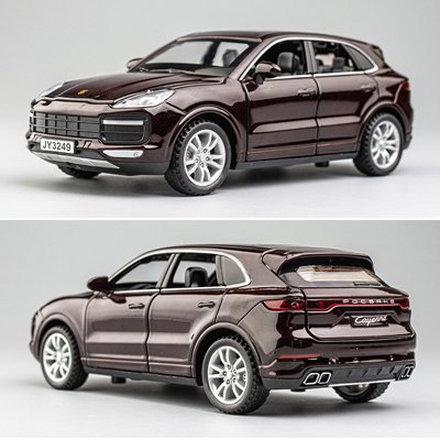 1:32 Prosche Cayenne Turbo Diecast brown Car Toy Alloy Vehicles Model Miniature