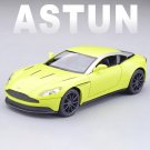 1:32 Aston Martin DB11 yellow Cars Toy Diecast With Pull Back Function Music Light