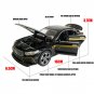 1:32 BMW M8 black Car Die Cast Alloy Model Sports Gran Coupe Collectibles Toy