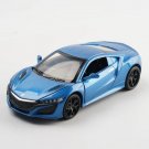 1:32 Scale For Honda Acura NSX Luxury blue Car Sport Pull Back Sound Light Toy
