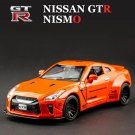 1:32 Nissan Skyline Ares GTR R35 orange Car Diecast Toy Model Miniature Alloy