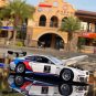 1:32 BMW M6 Racing white Car Alloy Model Diecasts Toy Vehicles High Simulation