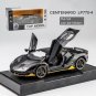 1:32 Lamborghinis LP770 Sports matte black Sports Car Diecast Sound Lifting Tail