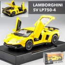 1:32 Lamborghinis LP750 Sports yellow Sports Car Diecast Sound Lifting Tail
