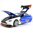 1:32 Aston Martin GT3 high simulation super sports rear pull blue car racing