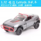 All 1:32 Letty grey Car Diecast Metal Alloy Model Toy Gift Collection