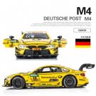 1:32 BMW M4 16 Le Mans Racing yellow Car Model Alloy Die Cast Pull Back Toy