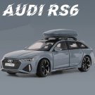 1:32 Audi RS6 Avant Station Wagon grey Car Toy Model Diecasts Sound And Light