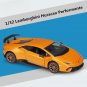 1:32 Lamborghini Huracan Performante Orange Car Alloy Diecasts Sound And Light Toy