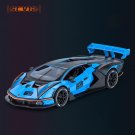 1:32 Lambos Essenza SCV12 Alloy blue Car Sports Model Diecast Sound Super Racing