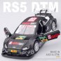 1:32 Audi RS5 DTM Sports black Car Model Alloy Pull Back Collection Toy