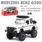1:32 Simulation G500 SUV White Car Diecast Model WheelsToy Sound Light Pull Back