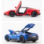 New blue Toy 1:32 Diecast Alloy Car Miniature Maserati MC20 Supercar Metal