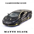 1:32 Lamborghinis LP770 740 Matte black Car Alloy Sports Diecast Sound Racing