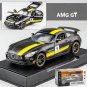 1:32 Diecast Sport Ye Black Car Toy Model AMG GTR Pull Back With Sound Light
