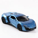 1:32 Lykan blue Car Diecasts Toy The Fast And Furious Model With Sound Light