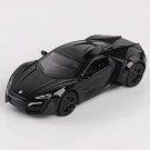 1:32 Lykan black Car Diecasts Toy The Fast And Furious Model With Sound Light