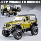 1:30 Jeeps Wrangler Rubicon Diecast Car Model B Green Toy Refit Offroad Vehicles