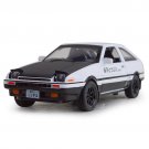 1:32 Alloy Metal Diecast Model Inital Toy White black Car RX7 Pull Back Light